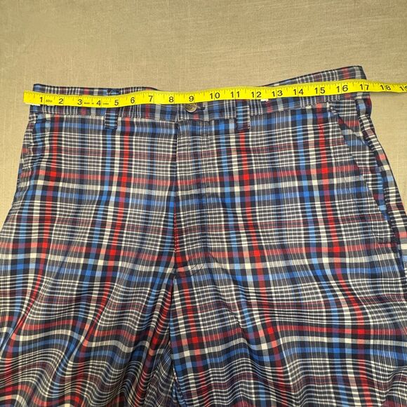 Men's Callaway Optimal Performance Chino Plaid Golf Shorts - 32-34" Waist - Picture 2 of 7